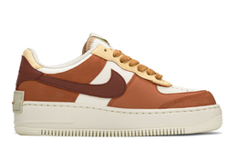 Nike: Коричневые кроссовки  Air Force 1