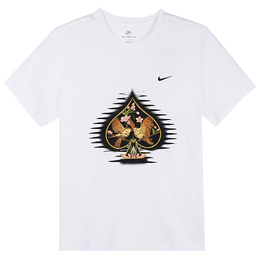 Nike: Белая футболка 