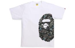 A BATHING APE: Белая футболка 