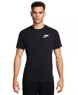 Nike: Чёрная футболка  Dri FIT