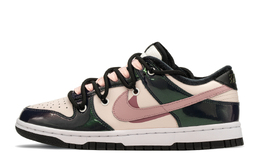 Nike: Чёрные кроссовки  Dunk