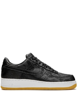 Nike: Чёрные кроссовки  Air Force 1