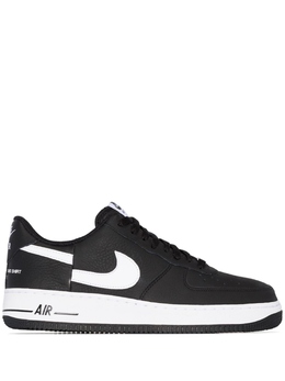 Nike: Чёрные кроссовки  Air Force 1