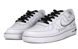 Nike: Чёрные кроссовки  Air Force 1