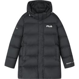 Fila: Чёрный пуховик 