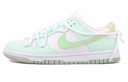 Nike: Зелёные кроссовки  Dunk