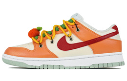 Nike: Оранжевые кроссовки  Dunk
