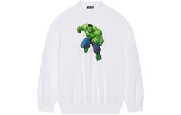 Balenciaga: Белая футболка  Hulk