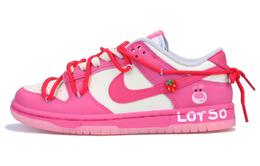 Nike: Розовые кроссовки  Dunk