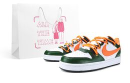 Nike: Оранжевые кроссовки  Dunk