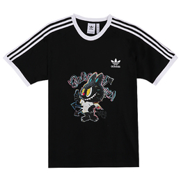 Adidas: Чёрная футболка 