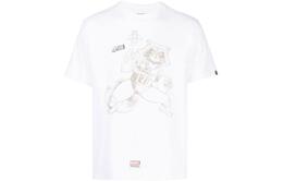 A BATHING APE: Белая футболка 