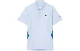 Lacoste: Голубая футболка  Djokovic