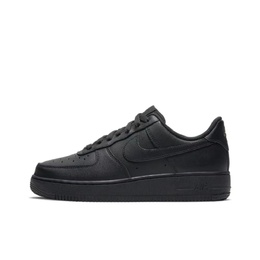 Nike: Чёрные кроссовки  Air Force 1