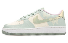 Nike: Зелёные кроссовки  Air Force 1