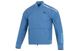 Adidas: Синяя куртка 