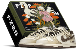 Nike: Коричневые кроссовки  Dunk