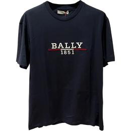 Bally: Тёмная футболка 