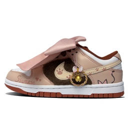 Nike: Розовые кроссовки  Dunk