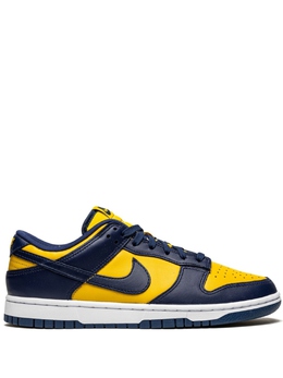 Nike: Синие кроссовки  Dunk Low
