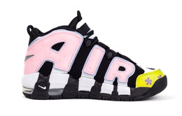 Nike: Чёрные кроссовки  Air More Uptempo