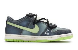 Nike: Зелёные кроссовки  Dunk