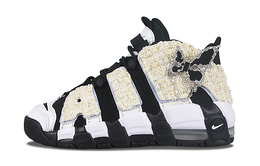 Nike: Чёрные кроссовки  Air More Uptempo