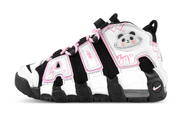 Nike: Розовые кроссовки  Air More Uptempo