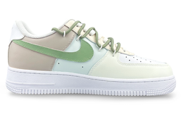 Nike: Зелёные кроссовки  Air Force 1