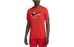 Nike: Красная футболка 