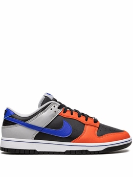 Nike: Чёрные кроссовки  Dunk Low Retro