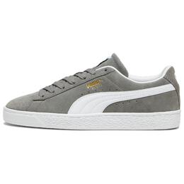 PUMA: Серые кроссовки  Suede