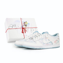 Nike: Розовые кроссовки  Dunk