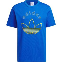 Adidas: Синяя футболка 