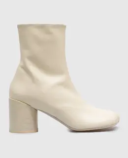 Maison Margiela MM6: Бежевые ботинки 