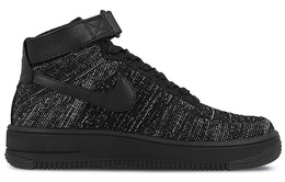 Nike: Чёрные кроссовки  Air Force 1