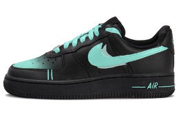 Nike: Чёрные кроссовки  Air Force 1