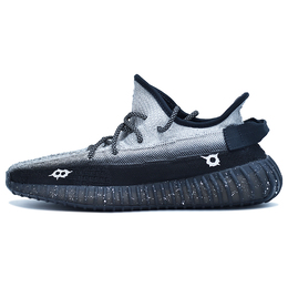 Adidas: Чёрные кроссовки  Yeezy Boost 350 v2