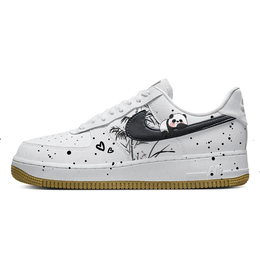 Nike: Чёрные кроссовки  Air Force 1