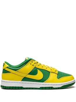 Nike: Жёлтые кроссовки  Dunk Low