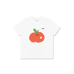 Nike: Белая футболка 