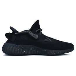 Adidas: Чёрные кроссовки  Yeezy Boost 350 v2