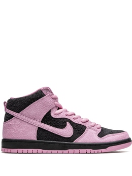 Nike: Розовые кроссовки  SB Dunk High