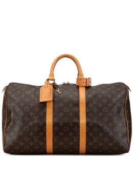 Louis Vuitton Pre-Owned: Коричневая сумка 