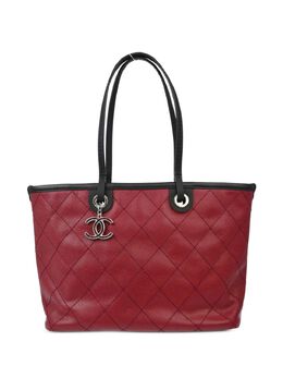 CHANEL Pre-Owned: Красная сумка-шоппер 