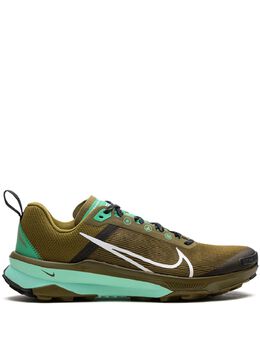 Nike: Зелёные кроссовки 