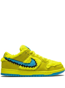 Nike: Жёлтые кроссовки  SB Dunk Low