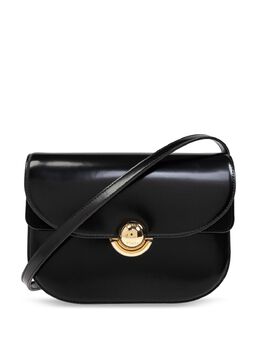 Furla: Чёрная сумка через плечо 