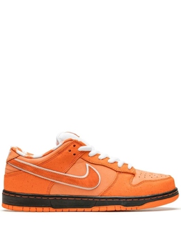 Nike: Оранжевые кроссовки  SB Dunk Low