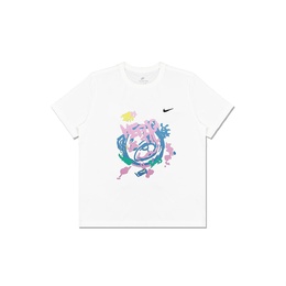Nike: Белая футболка 